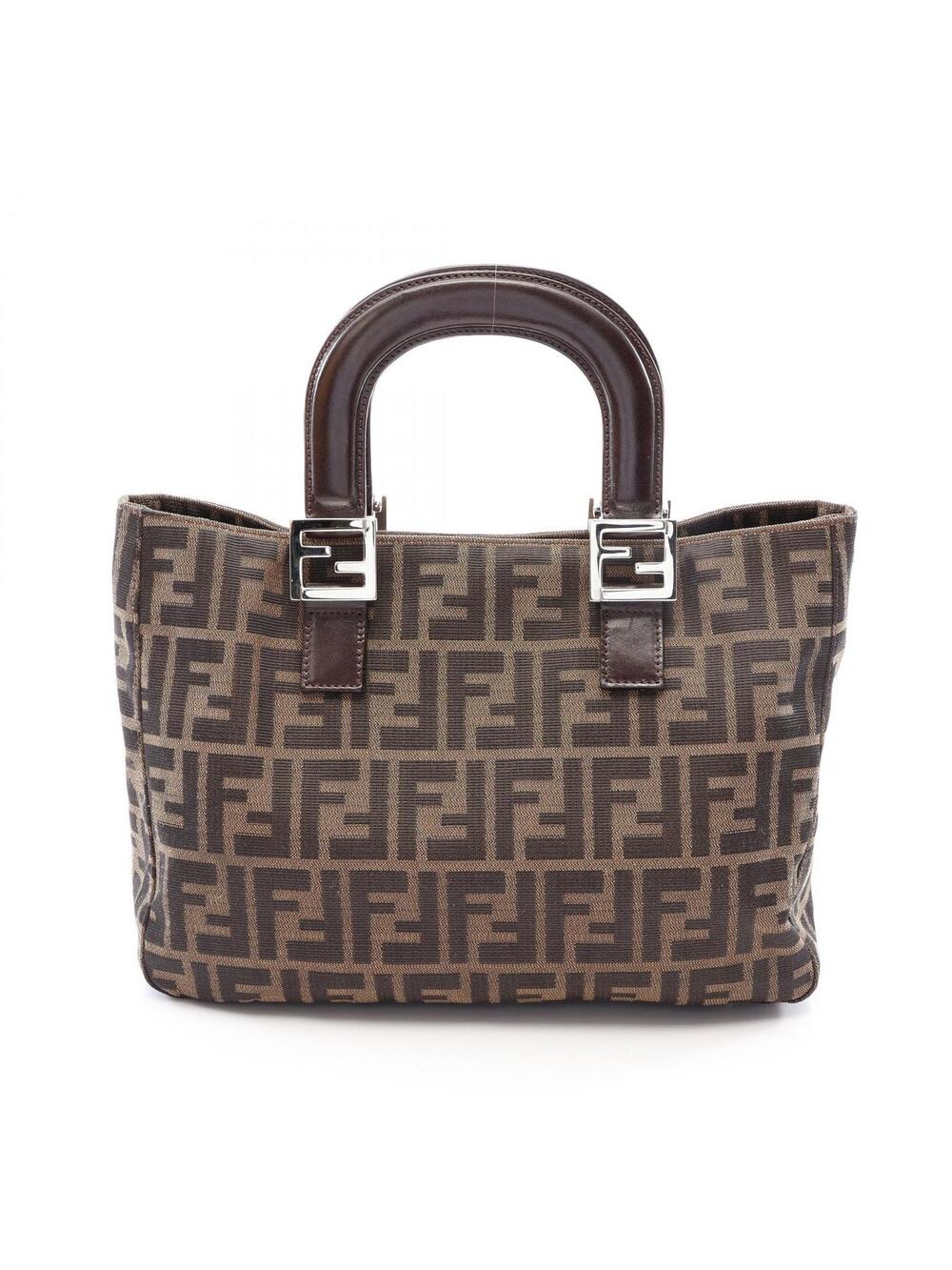Fendi Zucca Hand Tote Bag Canvas #362902F11B
